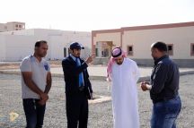 مدير عام التدريب التقني والمهني بمنطقة حائل يتفقد مشاريع الإدارة