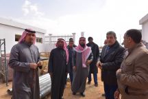 مدير عام المياه بمنطقة حائل المهندس / ثنيان بن عبيد النهير يزور محافظة بقعاء‎
