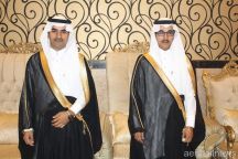 يحتفل بزواج أبنيه الشابين الدكتور ” محمد ” , الملازم أول ” نايف “