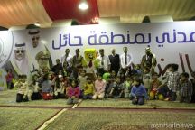 لليوم الثاني معرض الدفاع المدني برالي حائل يستقبل الزوار