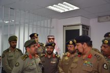 فريق اللجنة العليا لحملة ” وطن بلا مخالف ” يزورمقر اللجنة التصحيحية بإدارة الوافدين بحائل