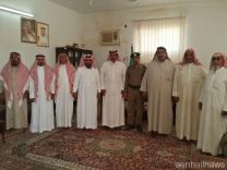 يستقبل أهالي مدينة العظيم المبايعين لولي العهد و ولي ولي العهد
