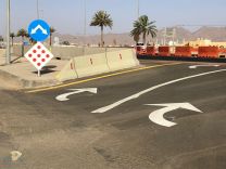 افتتاح حركه السير بدوار التأمينات على طريق الملك سلمان بحائل