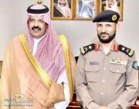 أمير حائل يستقبل مدير الدفاع المدني الجديد