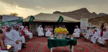 مكتب وزارة البيئة والمياه والزراعة بحائل تشارك بيوم الوطن 88