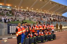 هلال احمر حائل يشارك في مباراة كرة القدم بين فريقي الطائي والجبلين