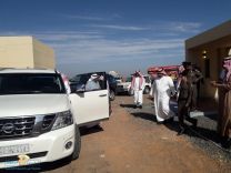 وزير الإسكان الأستاذ ماجد الحقيل قام بزيارة تفقدية لإسكان الشنان شرق حائل