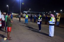 نفذ قبل قليل مستشفى شراف بحائل حملة لإجراء مسح صحي ميداني لسكن العمالة في حي العزيزية