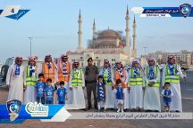 فريق الهلال التطوعي يشارك في حملة رمضان أمان بحائل