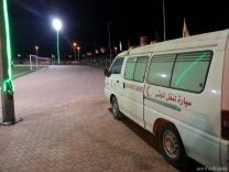 أغرب حادثه على مستوى العالم … سيارة نقل الموتى في ملعب الحليفة جنوب حائل