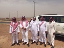 مدير عام املاك جامعة حائل والاستثمار د.العردان يزور بلدة الوسيطاء ويستلم موقع فرع الجامعة
