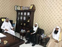 مدير عام فرع الرئاسه العامه بمنطقة حائل في زياره لمحافظة السليمي
