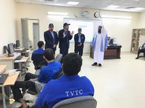 المهندس مشعل التميمي في زيارة لمعهد سجن حائل