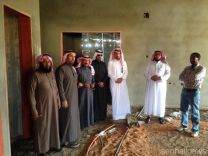 المجلس البلدي بمحافظة السليمي يتفقد مشروع المركز الحضاري بالسليمي