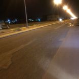 طريق الامير سعود يعاني الاهمال من أمانة المنطقة