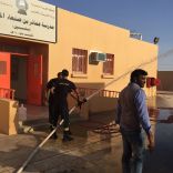 حريق يشب في أحد المدارس بعماير بن صنعاء و مدني الشملي يتأخر في الوصل لموقع الحريق
