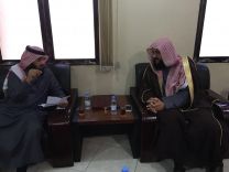 رئيس فرع هيئة التحقيق والادعاء يستقبل مدير عام هيئة الأمر بالمعروف والنهي عن المنكر بمنطقة حائل