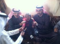 النويصر وفريق عمل مكلف يزورون اسرة شهيد الوطن الرشيدي بالحائط