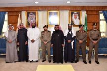 سعادة مدير شرطة منطقة حائل اللواء/عثمان بن عبدالعزيز المحيميد يستقبل مدير عام الشئون الصحية