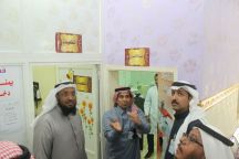 مدير عام الشئون الصحية بمنطقة حائل الدكتور فواز الراشد ومساعديه في زيارة لمركز صحي الناصرية …