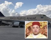 بالصور:ملك المغرب يفاجئ الجميع عندما وصل إلى أمريكا على متن طائرة “سعودية”