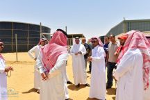 مدير مياه حائل يتفقد المشروعات المنفذة والجاري تنفيذها ببقعاء