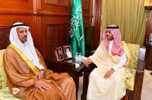 نائب أمير منطقة حائل التقى رئيس فرع النيابة العامة