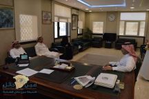 وفد من جامعتي حائل وتبوك في زيارة لفرع البيئة والمياة والزراعة بحائل