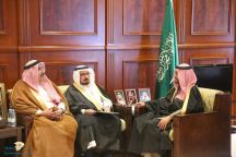 نائب أمير منطقة حائل يستقبل محافظ هيئة تنظيم الكهرباء والإنتاج المزدوج